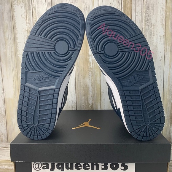 Air Jordan 1 Mid Armory Navy Men's - Picture 5 of 6